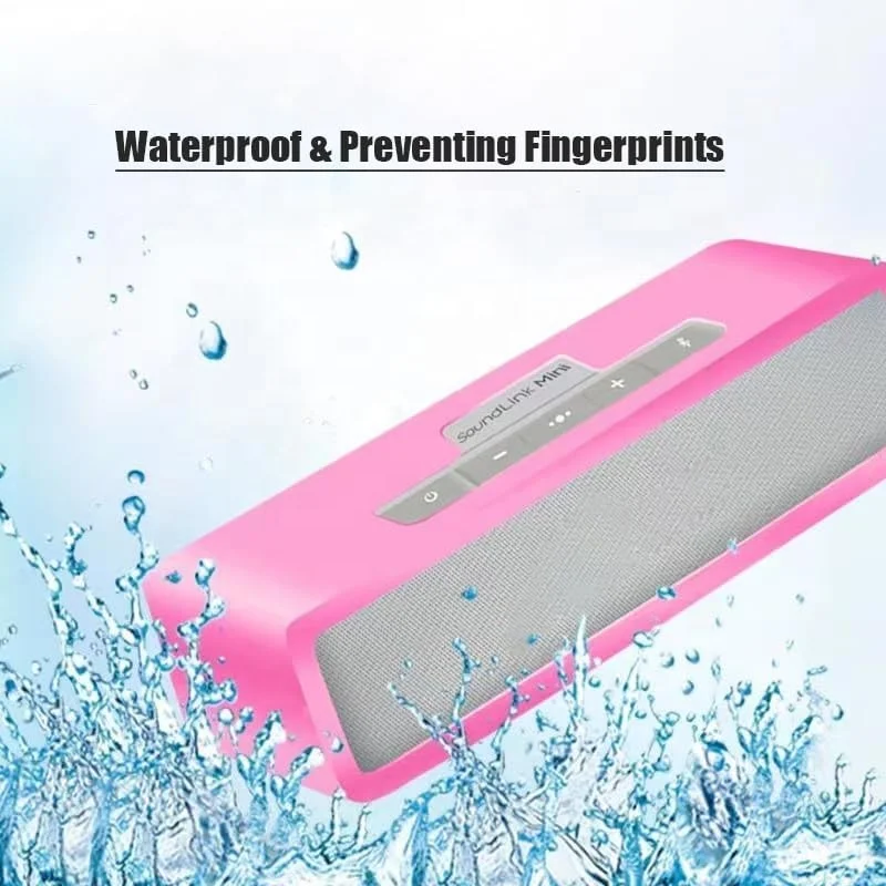 For Soundlink Mini Case, Soft Gel Rubber Travel Carry Case Silicone Protective Cover for Soundlink Mini 1/2 Speaker