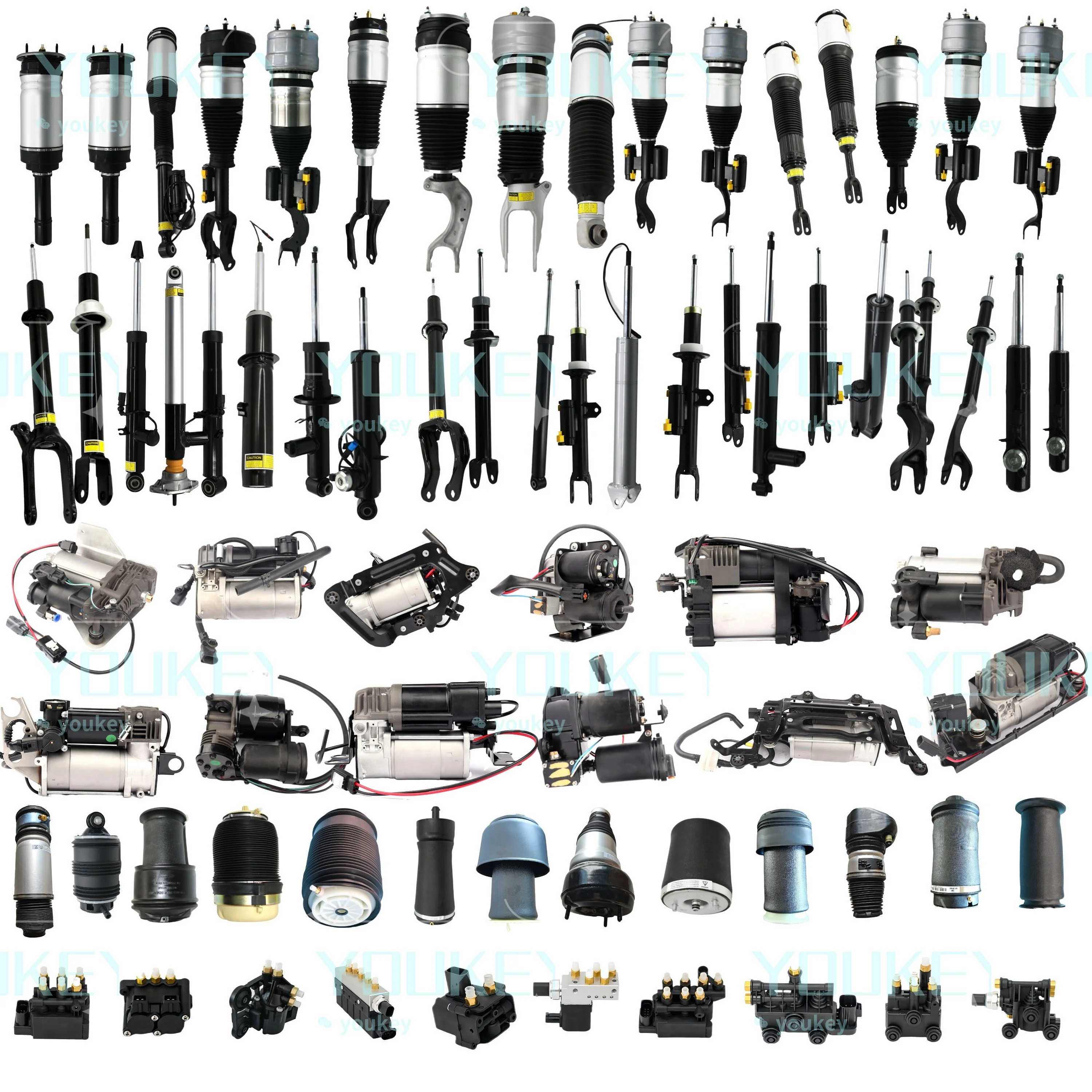 YOUKEY лидер продаж прочный комплект пневматической подвески для автомобилей пневматический пружинный компрессор Audi Mercedes BMW Land
