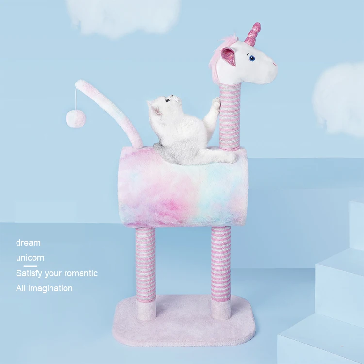  50*35*105 см игрушки для кошек большой дом высокое качество фиолетовое