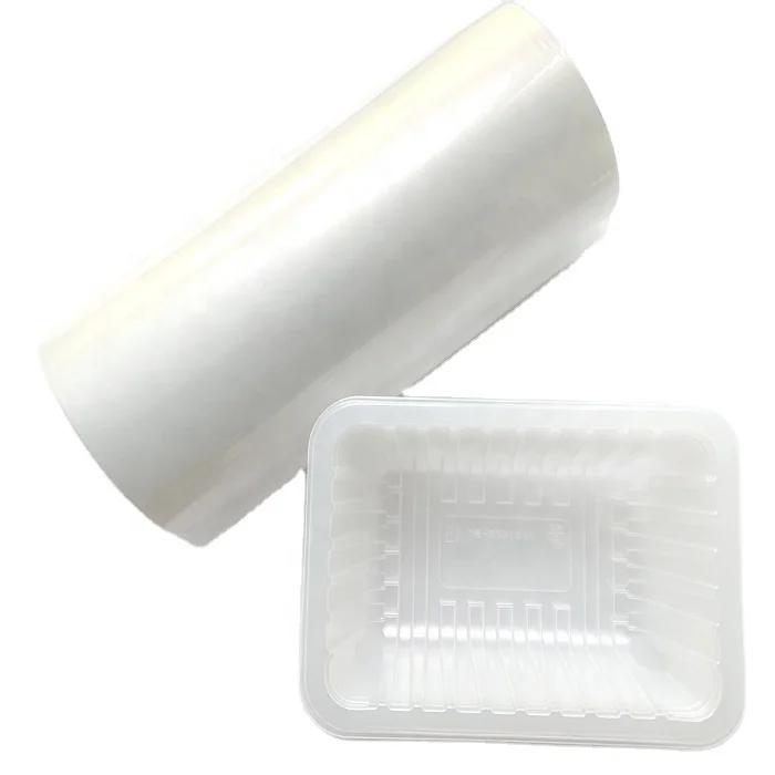 PET CPET Plastic Packing Transparent Film,  Lid Film for Tray