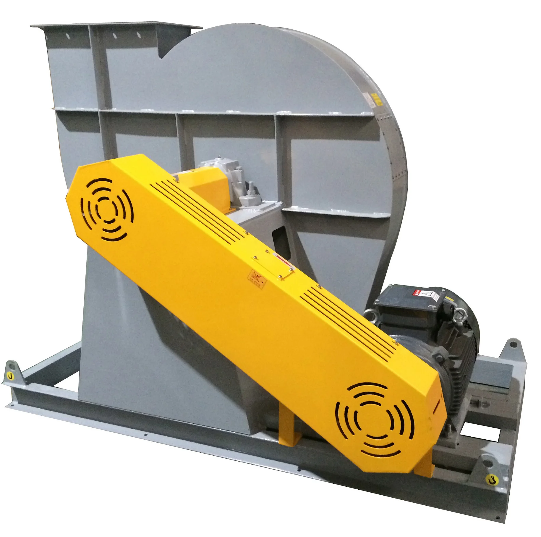 Drive with single phase AC motor centrifugal upblast roof exhaust fan