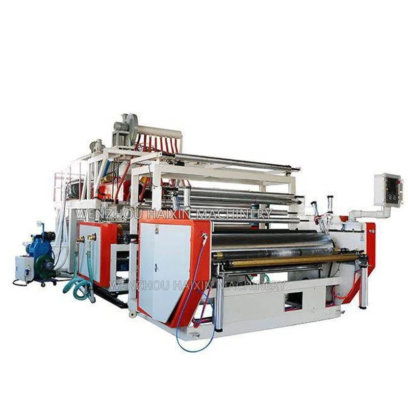 Plastic CPE polypropylene manufacturing extrusion cast film making blowing machine