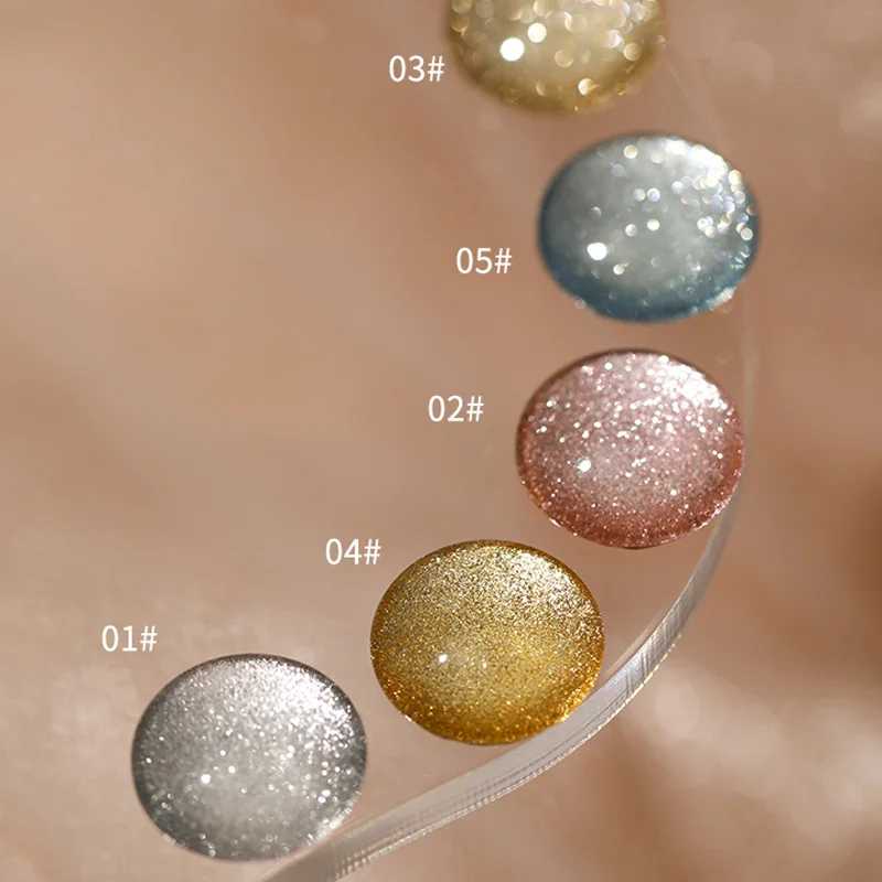 Custom high quality metal liner platinum gel polish logo nail salon art vernis gel flash color liner platinum gel