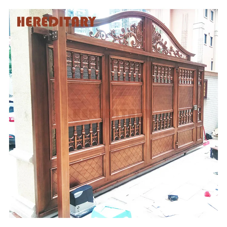 Modern boundary wall gates and cheap metal driveway gates for sale