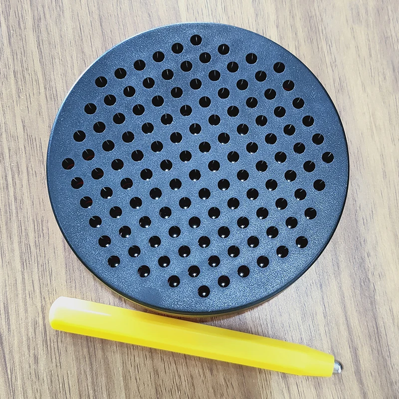 Free writing Round Plastic Magpad Includes Pattern Cards and Pen magnetic drawing board