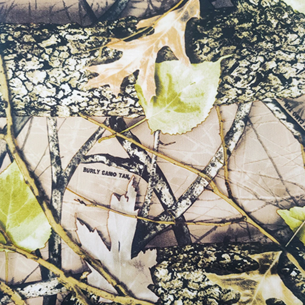 Camo printed PVC coated  Pull rod box Outdoor bag tent cloth 100% polyester Oxford fabric