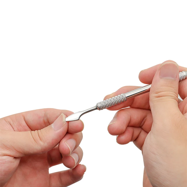 5 Pieces Kit Manicure Profissional Mens Manicure Pedicure Set With Nail Buffs And Cuticle Pushers