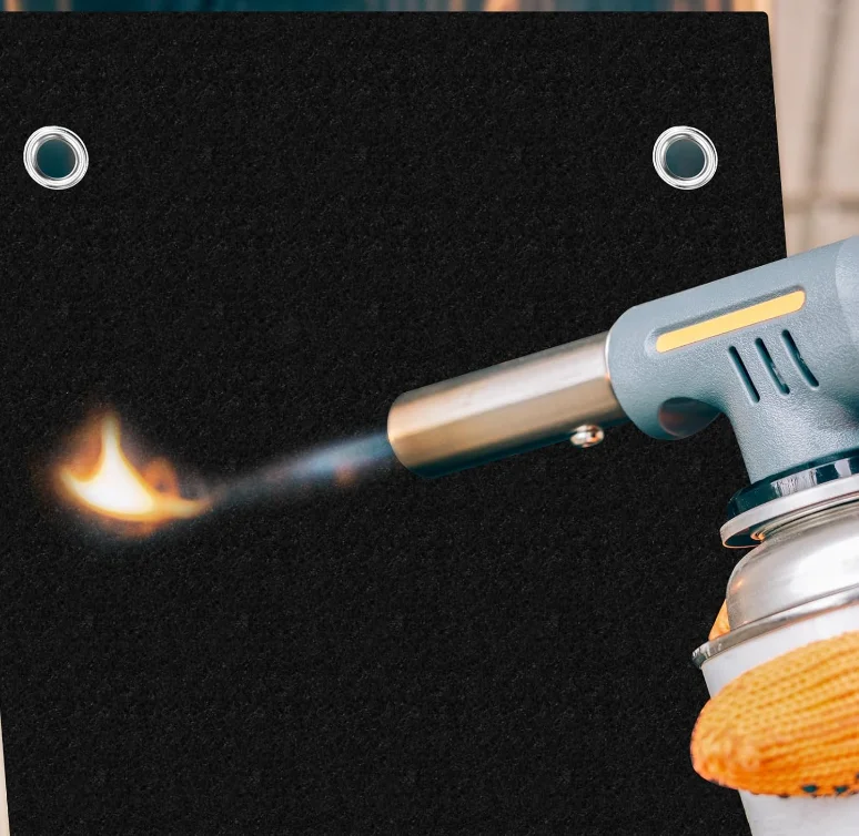 4 Pcs 12x12in High Temperature Carbon Felt Flame Resistant Fireproof Protective Plumber for Soldering Welding Brazing Repairs