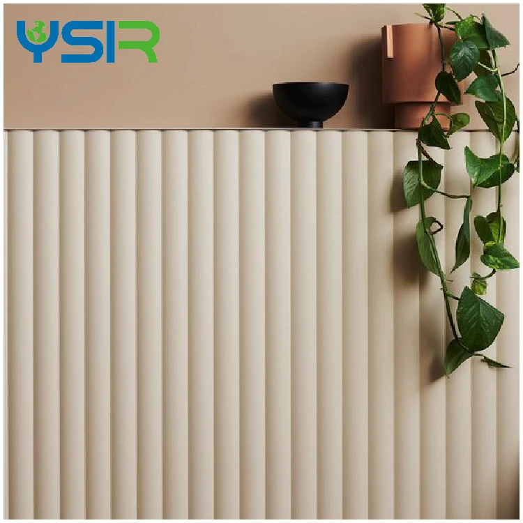 CHINA YANSEN WPC Indoor Wall Panel 160x15mm: Half-Round Design for Elegant Interior Walls