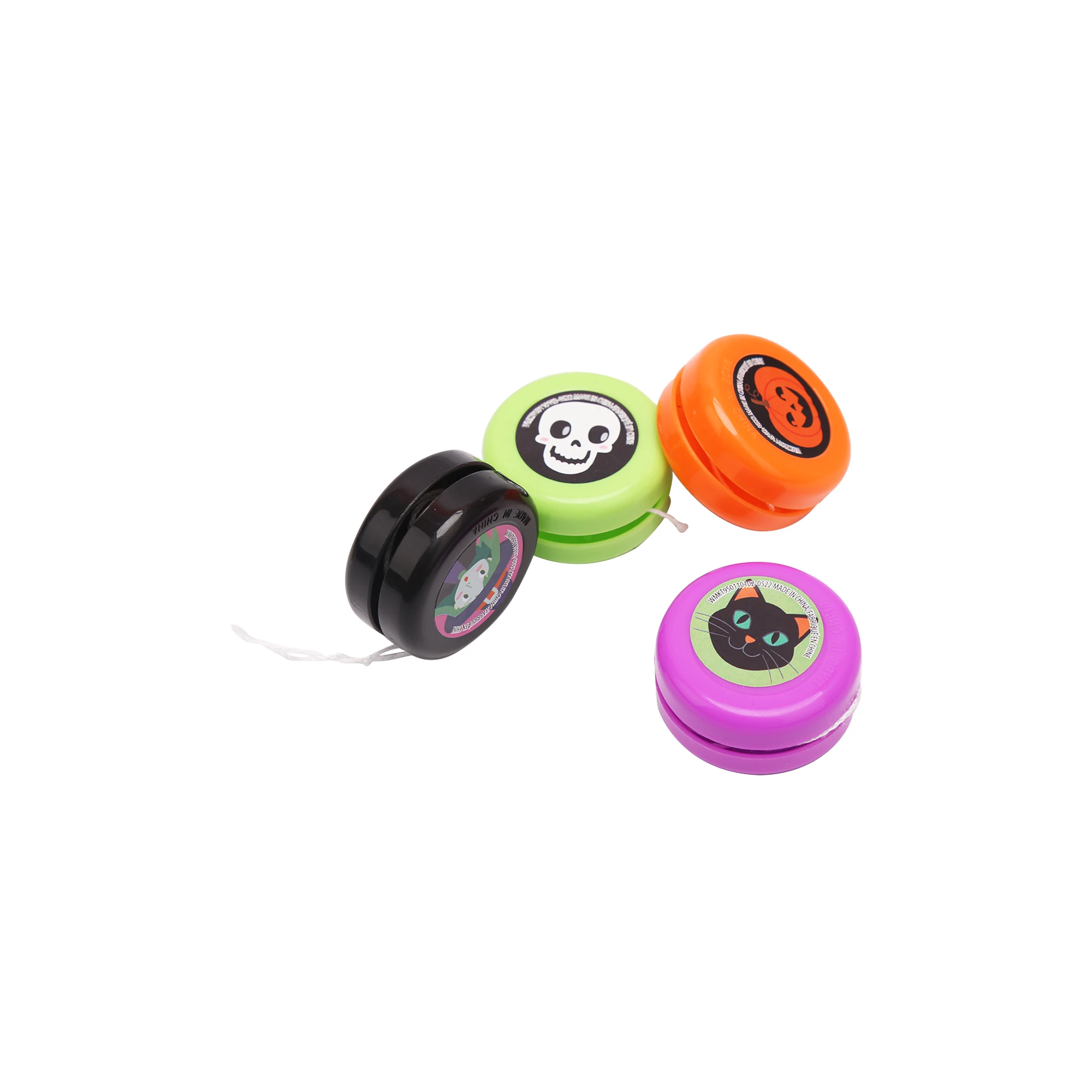 YoYo Ball Party Pack of 12 for Halloween Party Favors Gifts Halloween Plastic Entertaining Responsive Yo Yo Ball for Kids Begi