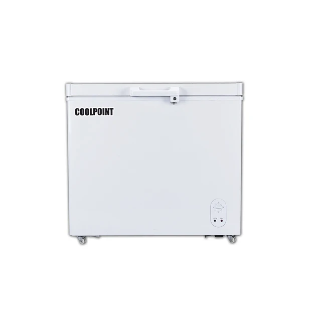 208 liters for commercial Adjustable temperature solar ice cream cooling frozen Evaporator DC freezers