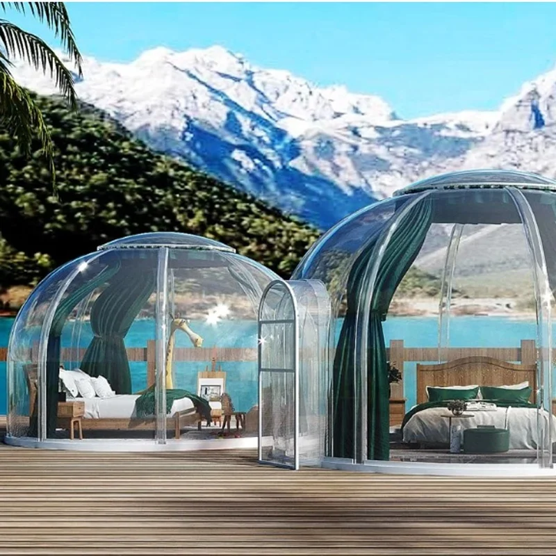 Fashion Design Bubble Star Star House Event Party Tent Pc Dome Hotel Polycarbonate Dome Tent