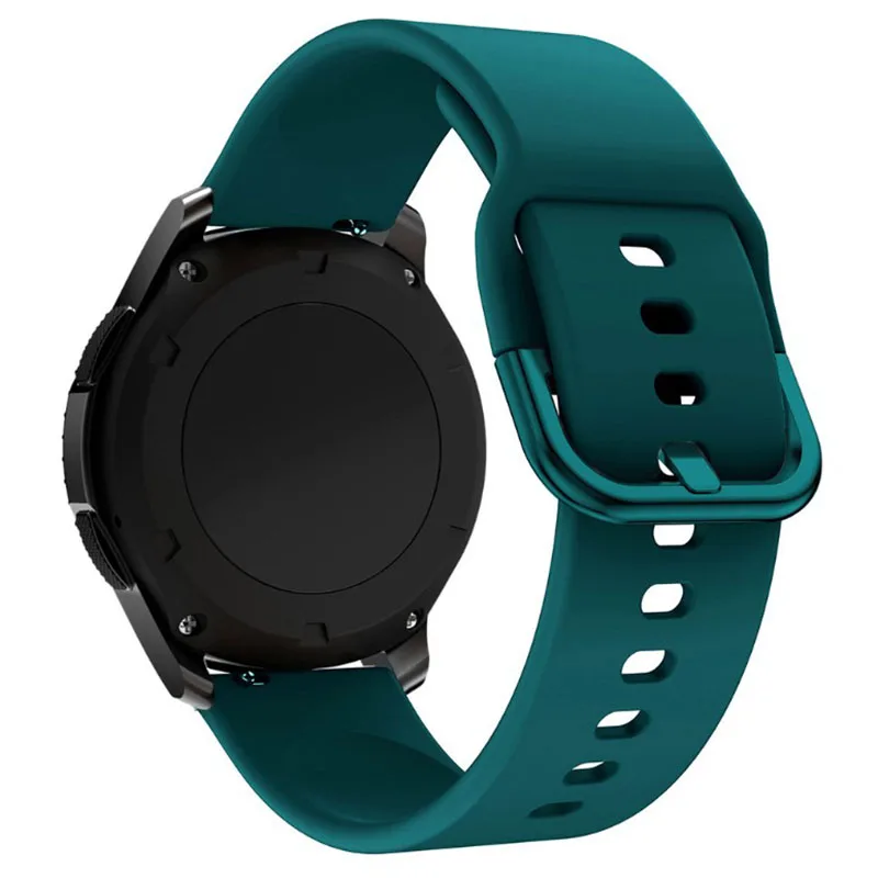 New Silicone Watch Band 22mm 20mm Replacement Wrist Watch Strap For Samsung Huawei Smart Watches