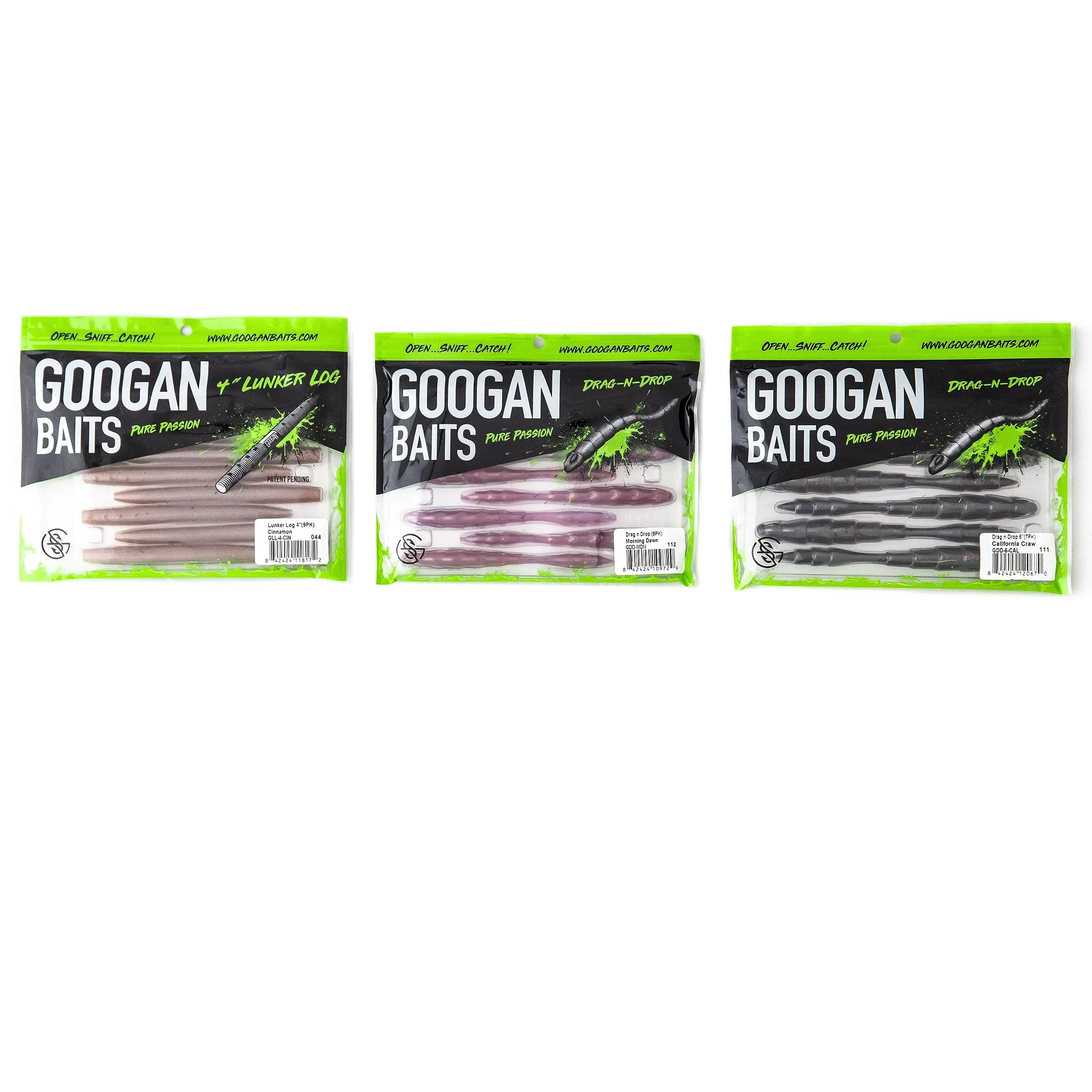 Custom Logo Printed Soft Fish Lure Plastic Bag Package For Soft Fishing Lure Fishing Glossy Flat Pouch Tackle Bait Packaging Bag