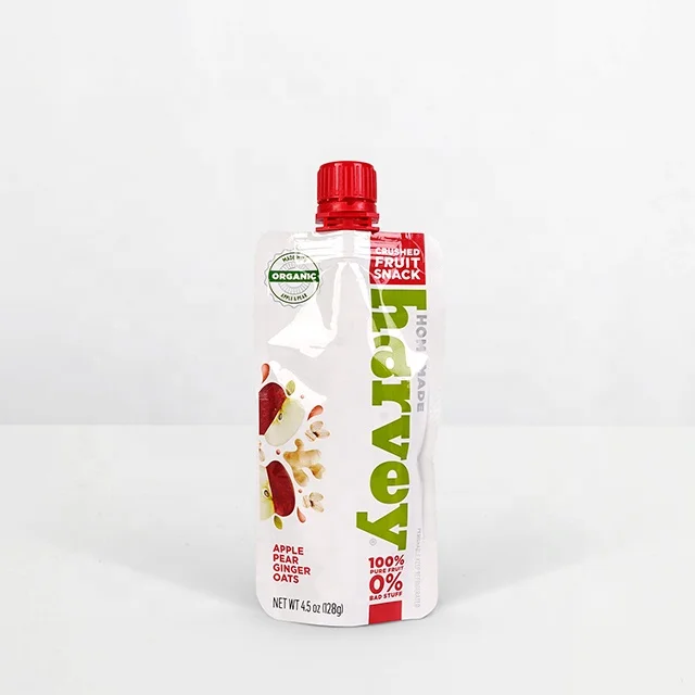 Retort Plastic Mylar Bag Liquid Drink Milk Packaging Stand Up Pouches with Spout