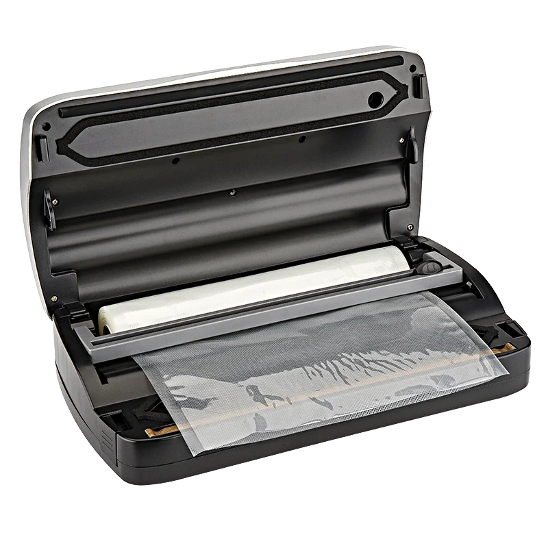 Hot Selling Durable Household Use Vacuum Sealing Machine Food Vacuum Sealer with Bag roll storage