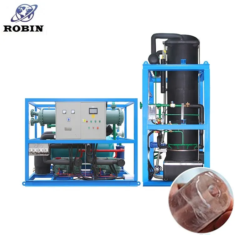 tube ice machine philippines 10 tons per day Bitzer compressor
