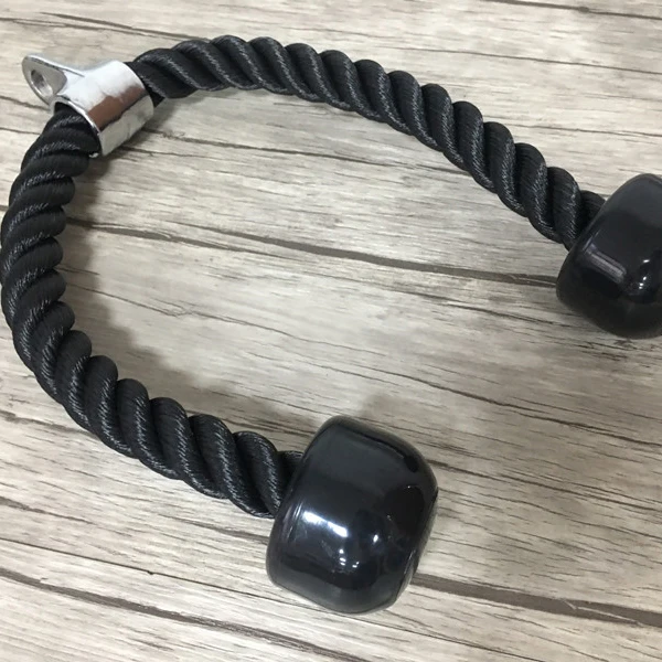 Power rack and smith machine high pull down training equipment wire rope pulley accessories tricep rope cable attachment