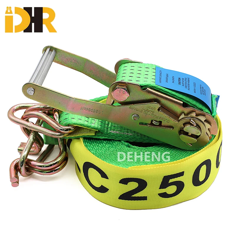 Manufacturers  Wholesale Australia AS4380 Heavy Duty Ratchet Tie Down Strap with Swan Hook for Cargo Truck Lashing