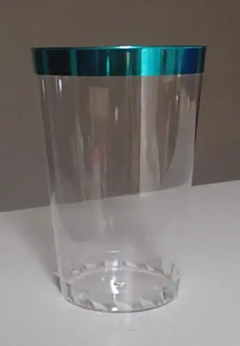 Food Grade 12 ounce Teal Green Plastic Cups