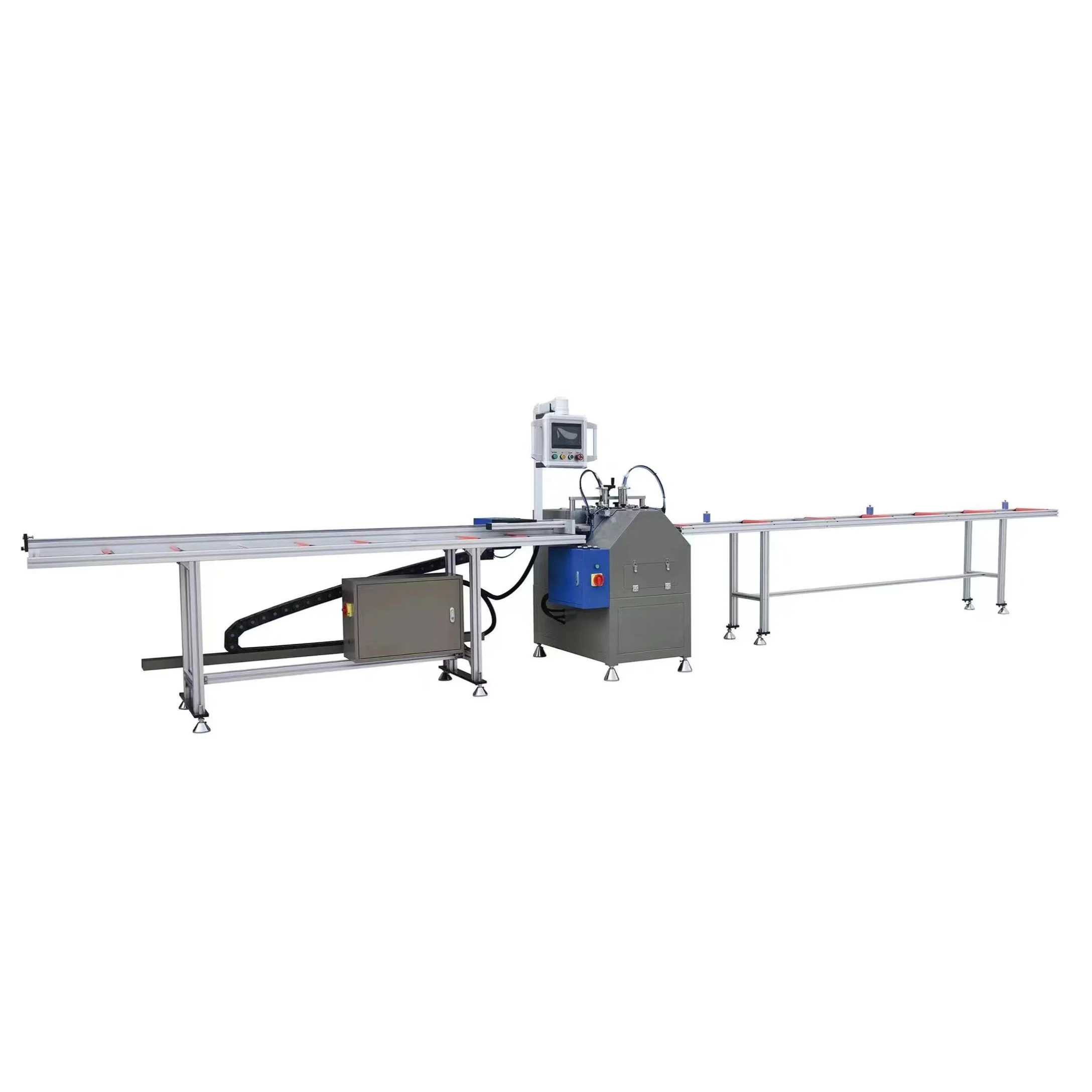 High Efficiency CNC UPVC Glaze Bead Cutting Saw with CE Certificate for PVC/UPVC Window Making Machine