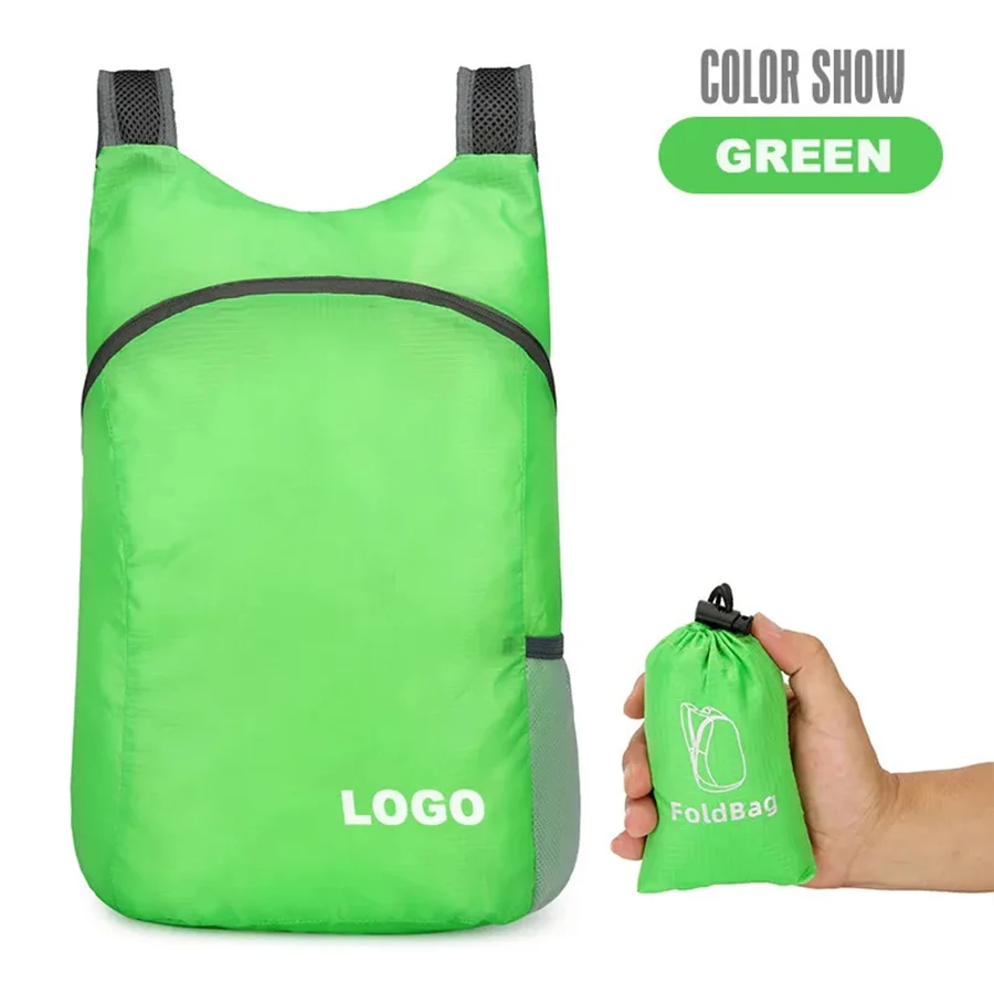 Custom logo Cheap foldable light Outdoor Lightweight hiking backpack waterproof large capacity sports backpacks