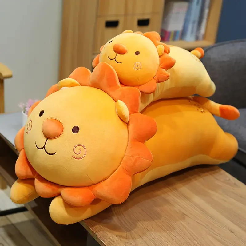 Promotional Cartoon Soft Animals Custom Stuffed Cute Sunflower Lion Animal Toy Stuffed Plush Toys for Kids Home Decoration