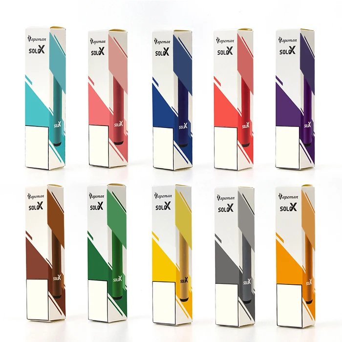 
High Quality Packing Box For E-cigarette 510 Vape Pen Solo X with Custom 