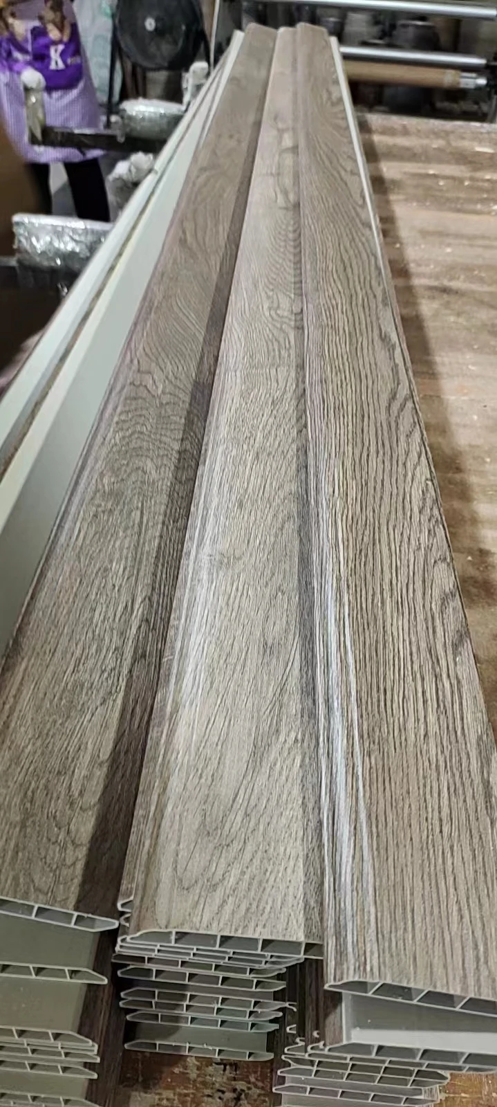 Hot Sale Waterproof PVC/SPC  Skirting Board Modern PVC/SPC Skirting Baseboards for floors