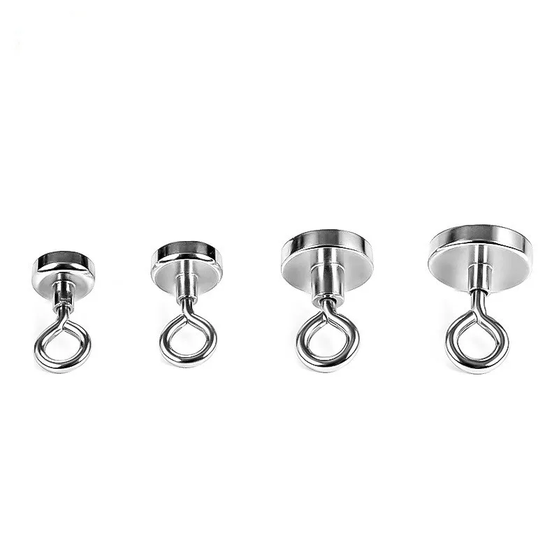 Magnetic eye hook Magnetic eye hook closed round magnetic hook fishing magnet