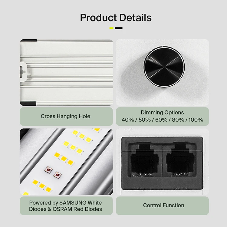 Flexstar 720W SE Available Stock In US Lm281B Full Spectrum High Ppfd Led Grow Light Bar