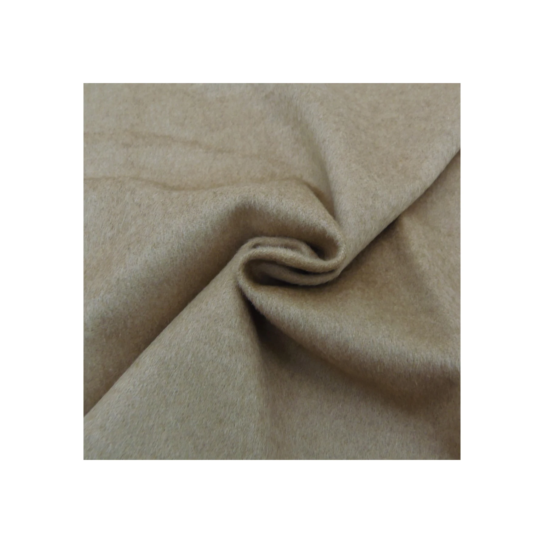 One side cashmere blend wool fabric light weight cut velvet woven fleece overcoat textile for suit