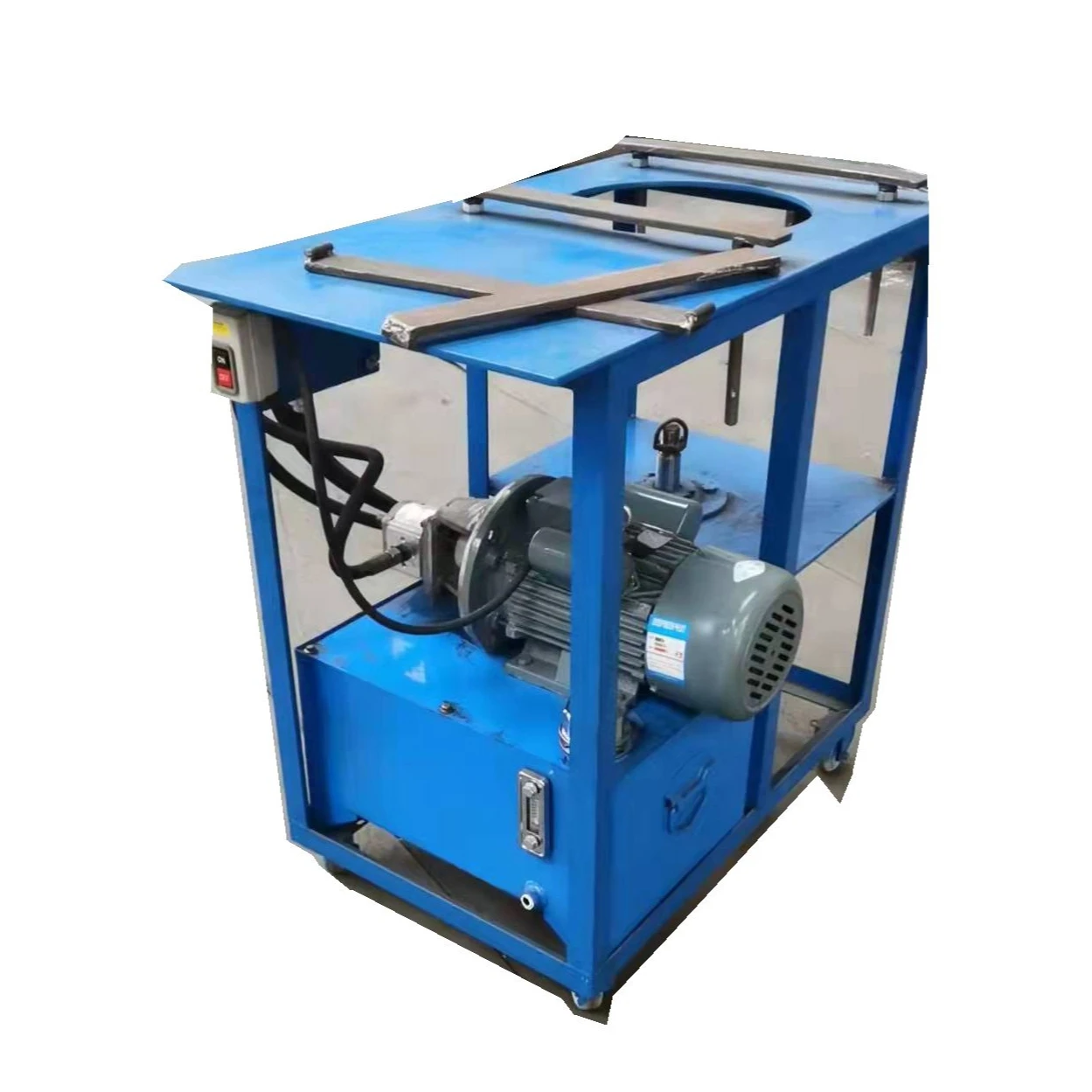 Rubber expansion joint assembling machine with Electric hydraulic