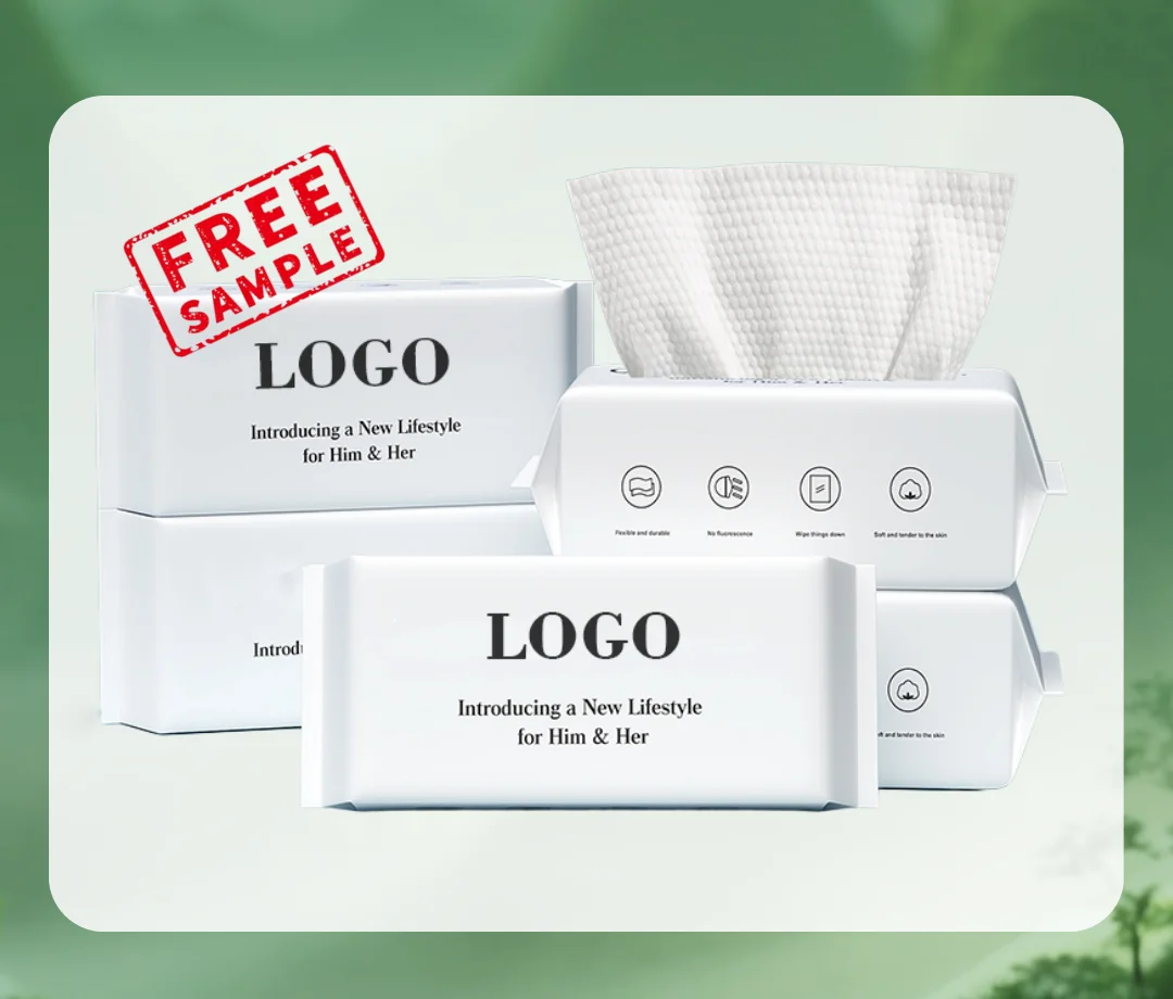 Custom Eco-Friendly Facial Tissue Paper Logo Brand Soft Tissue Cleaner Facial Tissu