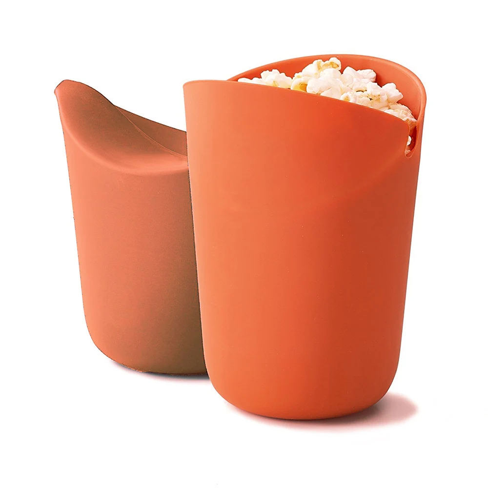 Classic Microwave Silicone Popcorn Popper Maker Single Serve Portion Silicone Food Safe