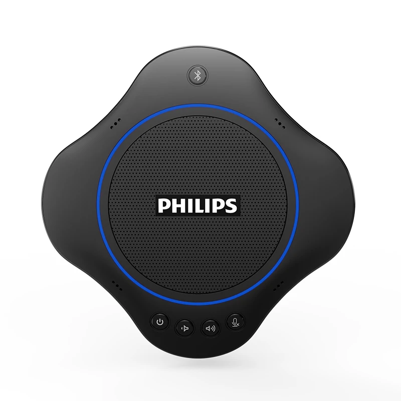 Philips оригинальный 360 Всенаправленный беспроводной динамик звукосниматель конференц-связи компьютерный микрофон PSE0500