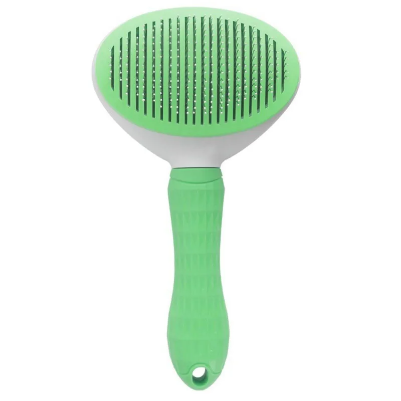 Float Hair Removal Slicker Brush with Automatic Functionality Pet Comb Clean Sanitary Dog Comb Go Floating Hair Massage