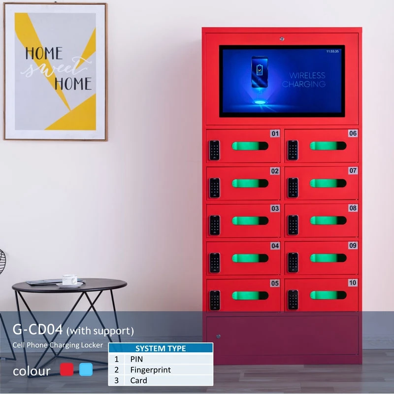 
Video Screen Multipurpose and Cell Phone Included All Device Charging Locker 