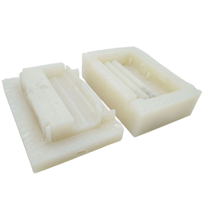 Thermoforming White ABS Vacuum Forming Mould With Final Product