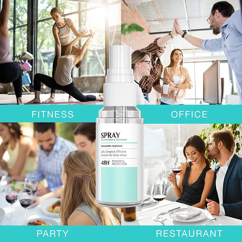 Private Label Gluten Free Natural Deodorant Body Spray