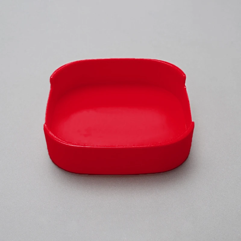 Custom Red Square Melamine Food Container Lightweight Dining Plate for BBQ and Hot Pot Restaurants