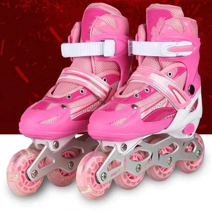 
Hot Sale Professional Outdoor Sports Flashing Inline Skate Roller Shoes For Kids 