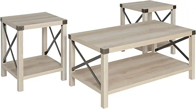 wholesale furniture Relaxliving Modern Design Large Storage Shelf Living Room Coffee Table rattan table