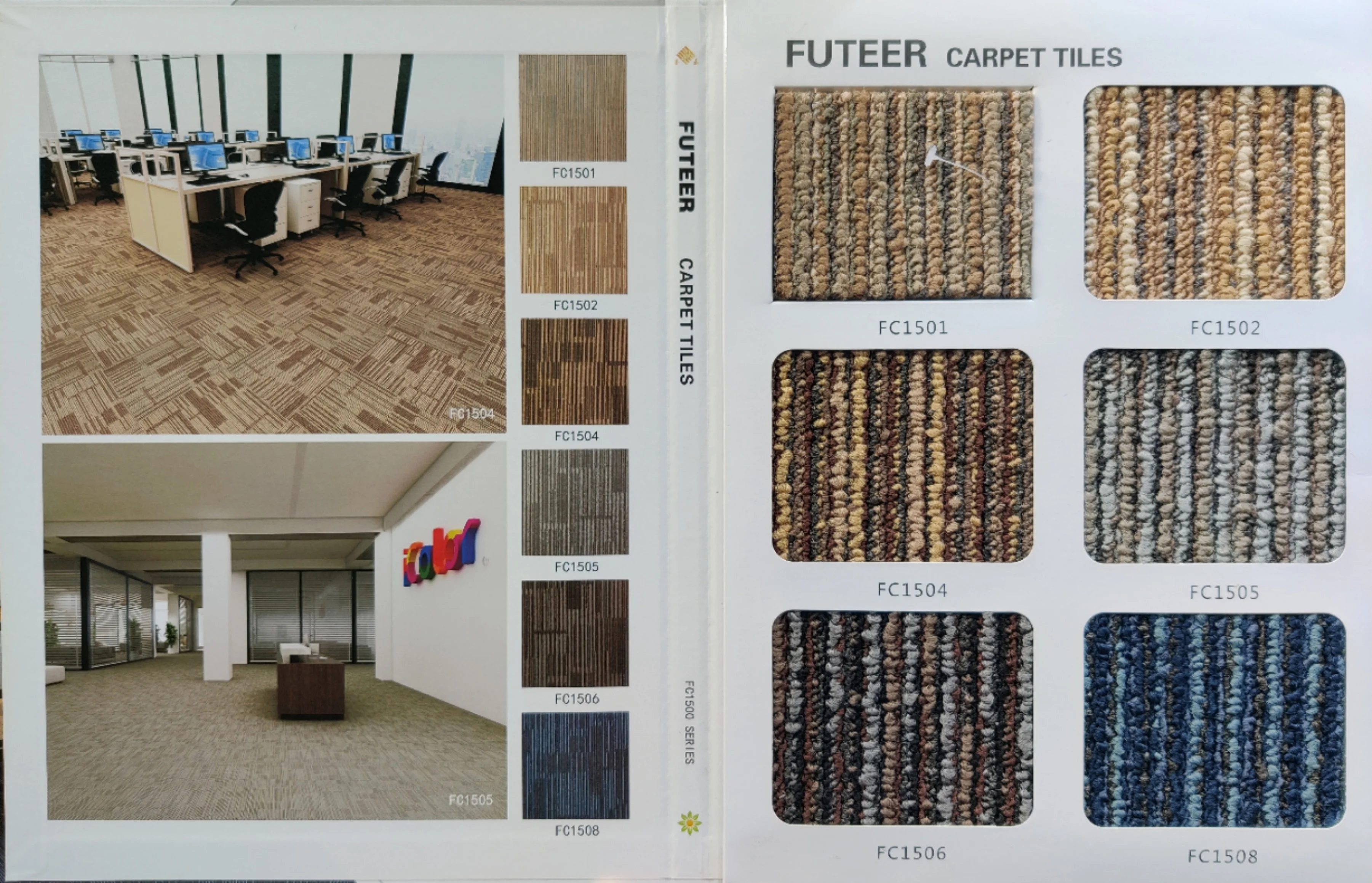 Коммерческая ковровая напольная плитка полипропиленовая самоклеящаяся сверхпрочная квадратная карповая Плитка 20x20 дюймов китайская для офиса