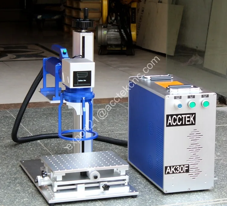 Desktop Portable UV Fiber Laser Marking Machines Metal Engraving Machines with Raycus Max JPT Laser Source Automatic