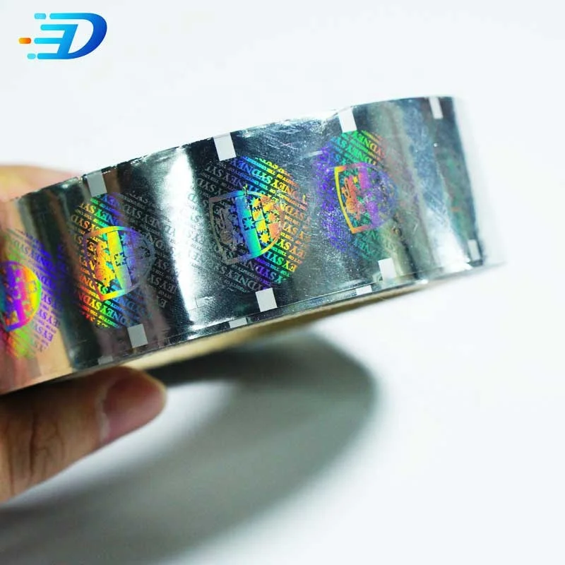  3D Голограмма Радужная прозрачная голографическая пленка холодного