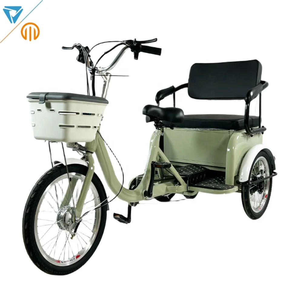 VIMODE Электрический трехколесный велосипед с педалями 2024 48 В 350 Вт