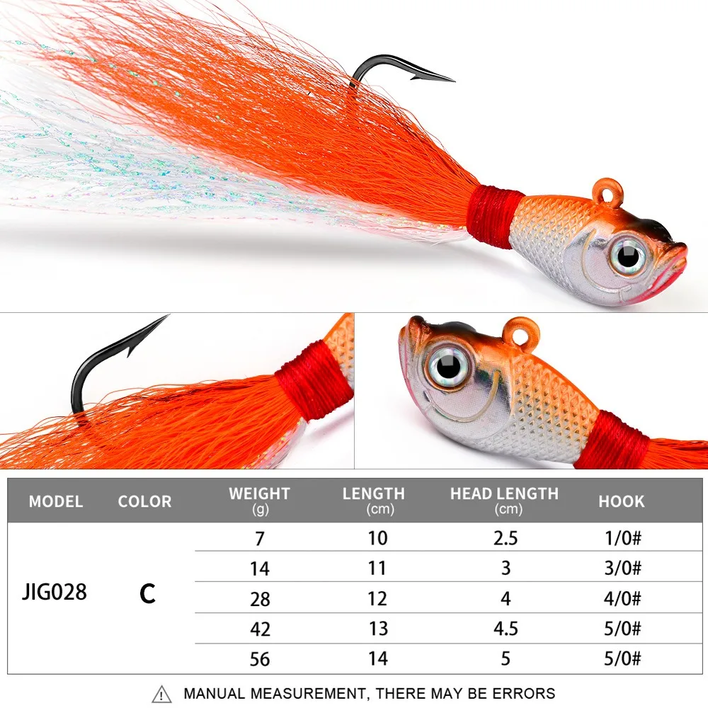 Wholesale New Products  Fishing Lures 3D 7g 14g 28g lures fishing 3D Eyes For Trolling Lures Hooks Tip