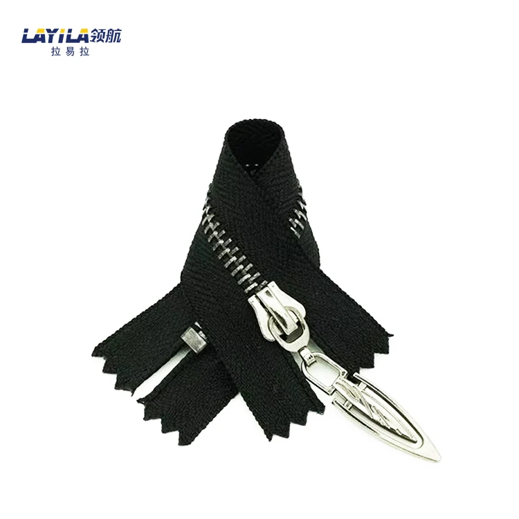 Different Kinds Of Gold Metal Customized Zipper