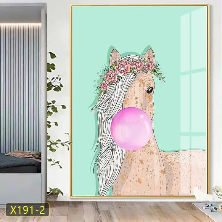 Wild Animal painting fancy colored wilde dieren Custom picture Artwork Gift Mosaic DIY Diamond Painting for Home Decoration